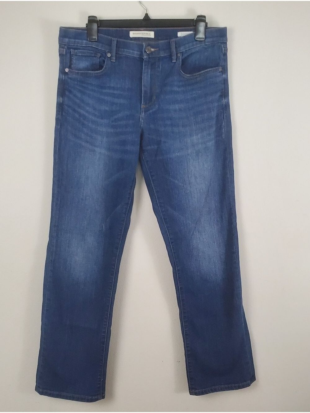 Banana Republic Womens Blue Denim Straight Jeans 31